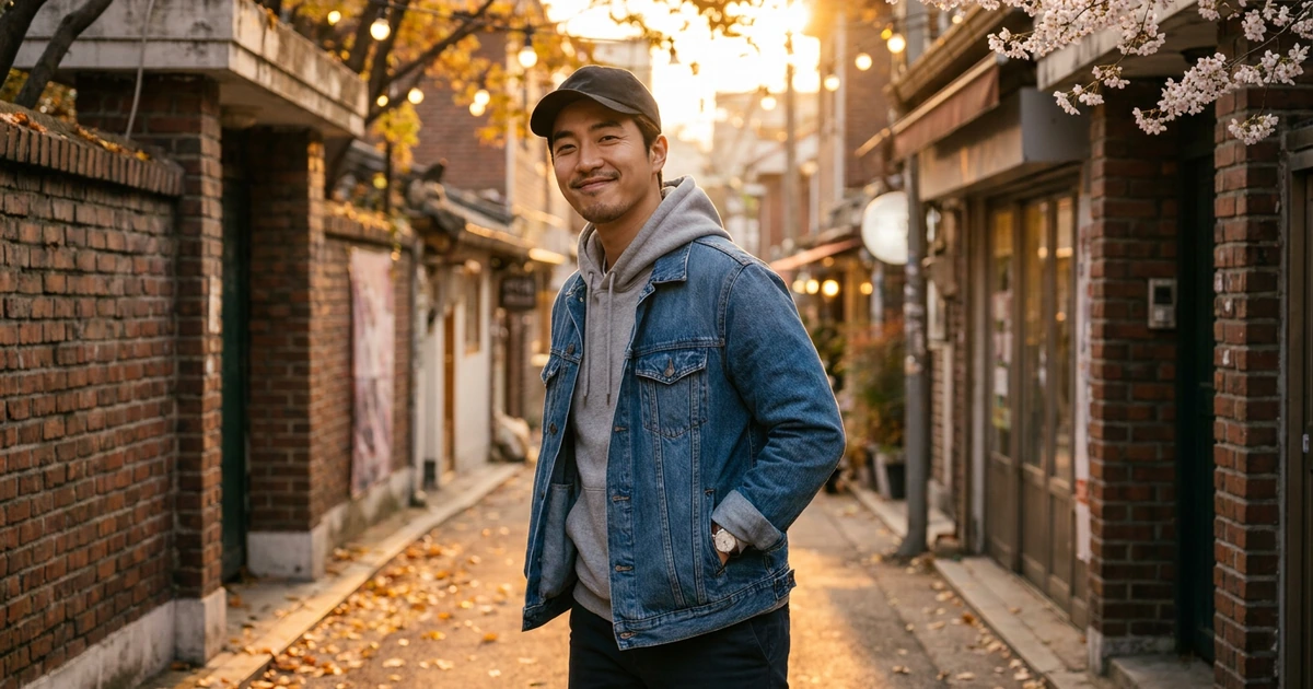 친구 같은 베프남친형 일러스트
