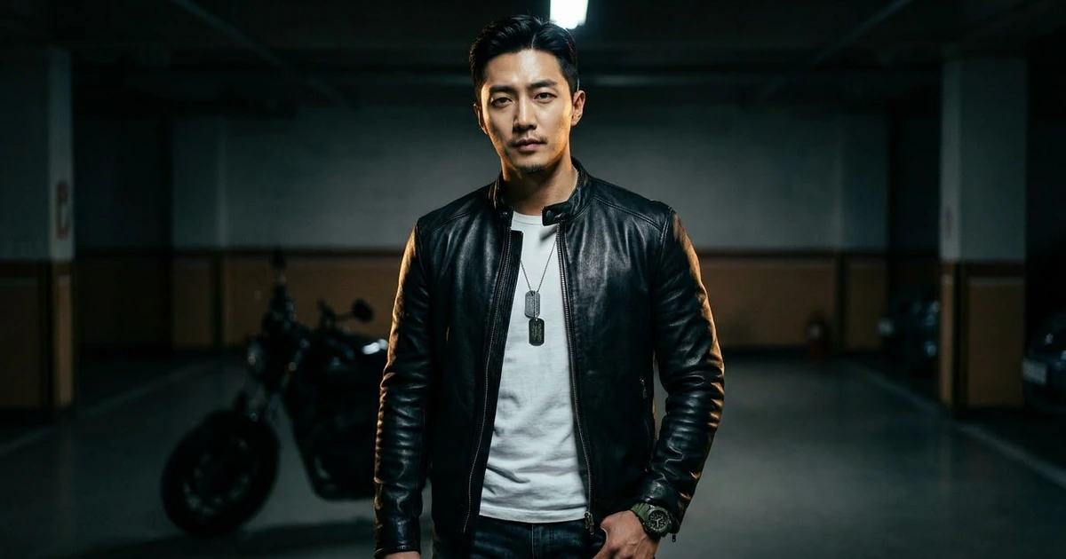 상남자 보호자형 일러스트