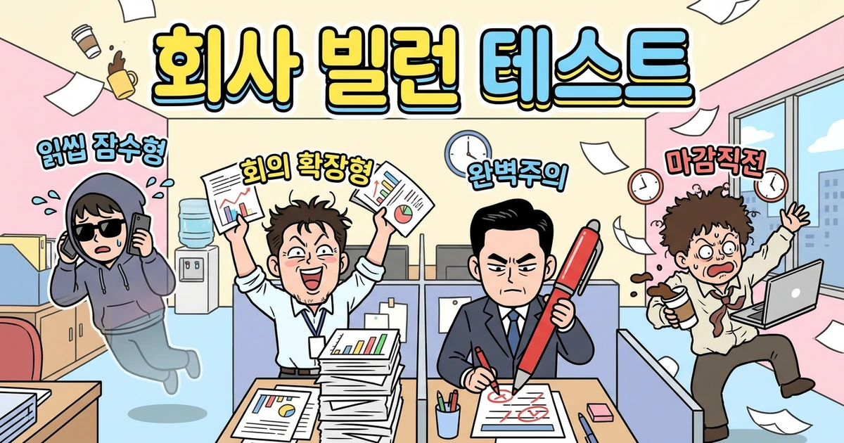 회사에서 나는 어떤 빌런일까? 대표 이미지