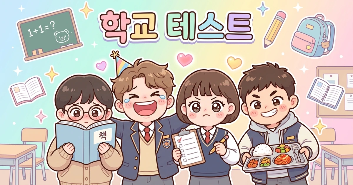 학교에서 나는 어떤 캐릭터일까? 대표 이미지